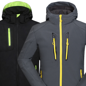 Chaqueta Softshell Unisex Impermeable y Cortavientos Transpirable para Exteriores, Precio Increíble, Oferta Especial, Diseño Liso Teñido en la Parte Delantera - Product Image 2