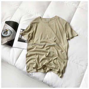 Camisetas de Hombre 100% Algodón Estilo Urbano Unisex Manga Corta Tejidas de Secado Rápido Transpirables Ecológicas al por Mayor - Product Image 4