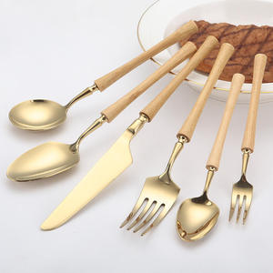 Super Sell 2026 Cutlery Cutlery <b>Set</b> with Stainless Steel Metal & Golden Finished Cutlery Spoon <b>Set</b> <b>For</b> Sale by M.I.G. EXPORTS. - Product Image 1