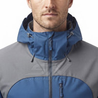 Veste de randonnée respirante pour homme, légère, à capuche, coupe-vent, fermeture éclair intégrale, pour trekking, trail et aventures en plein air
