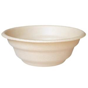 Premium Quality Bagasse <b>Disposable</b> Bowl Heavy Duty Compostable <b>Tableware</b> For Restaurant Catering Food Packaging - Product Image 1