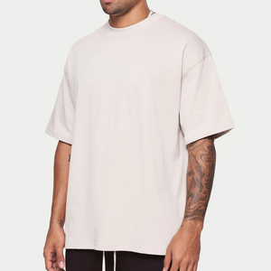 Camiseta de Cuello Redondo con Logotipo Personalizado, Impresión en Serigrafía, Blanca, Corte Regular, 100% Algodón Grueso, Secado Rápido, Alta Calidad para Hombre - Product Image 1