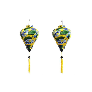 Lanterne en soie gaufrée faite à la main pour le festival du jardin, les fêtes, style rétro, suspendue, pour l'extérieur, lanternes orientales antiques 2026 - Product Image 2