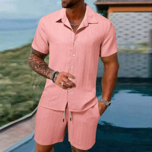 Africa New Style Ethnic Style Muslim Fashion Breathable Solid Embroidery Casual Robe 2 Piece Sets Long Sleeve Men Suits - Product Image 4