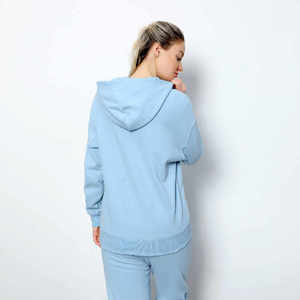 High Quality Fashion Women <b>Tracksuits</b> Street Wear 100%Cotton Women's Gym Sports Clothes Custom <b>Tracksuits</b> for Women - Product Image 3