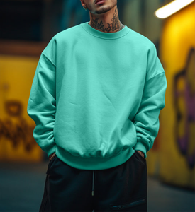 Sudadera de Invierno Extra Grande para Hombre, al Por Mayor, OEM, a la Moda, Mangas Regulares, Cuello Redondo, Mejores Precios, 100% Algodón, 450 GSM - Product Image 5