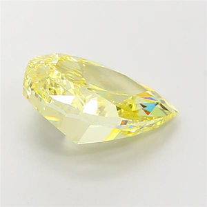 Grand diamant jaune poire cultivé en laboratoire pour les ateliers de bijouterie sur mesure, les bagues signature et les créations personnalisées de luxe - Product Image 4