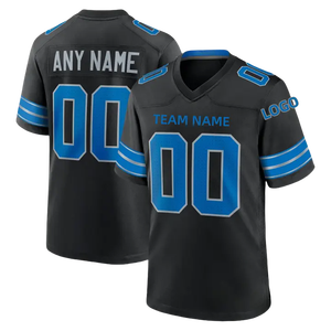 Nouveauté, maillot de football américain personnalisé imprimé, design tendance pour adultes, respirant, à manches courtes, séchage rapide, protection UV, prix bas - Product Image 5