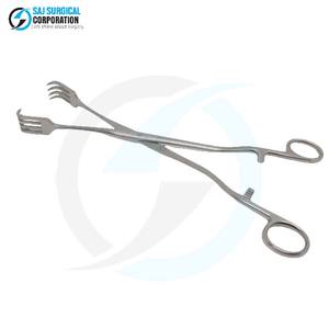 Pinzas Tenaculum Pratt de Acero Inoxidable de Grado Médico, Herramienta Quirúrgica para Uso en Ginecología y Obstetricia - Product Image 1