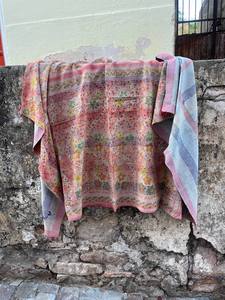 Handcrafted Cotton Kantha Vintage Block Printed Reversible Quilt Soft Lightweight <b>Bed</b> <b>Cover</b> for All Seasons - Product Image 2