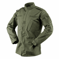 Uniformes tactiques unisexes en polyester et coton de haute qualité, design OEM, fabrication sur mesure, camouflage uni, fournis par l'usine.