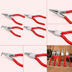 Pince à circlips robuste, pince à anneaux de retenue interne et externe, kit professionnel pour atelier mécanique industriel - Product Image 2