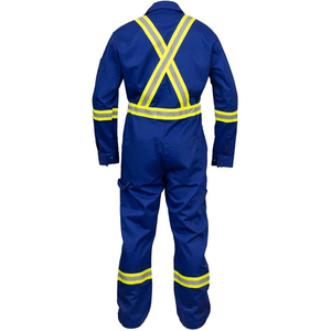 Custom Made Lightweight Breathable Polyester Reflective Safety Coverall Good Quality Support Personalized Logo Coverall Suits - Product Image 2