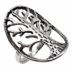 Anillos de Pareja de Plata Oxidada con Bisel Estilo Bohemio, para Mujer/Unisex, Regalo de Aniversario/Boda - Product Image 2