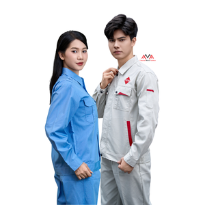 ราคาโรงงาน ชุดยูนิฟอร์มแห้งเร็ว กันยับ แบบสั่งทำ ชุดทำงาน ชุดช่างไฟฟ้า ปักโลโก้ได้ MOQ ต่ำ - รับผลิตแบบ OEM/ODM - Product Image 1