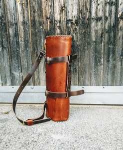 กระเป๋าใส่มีดเชฟหนังแท้แบบสั่งทำพิเศษ ทนทาน ดีไซน์ใหม่ OEM หนังแท้สำหรับใส่มีดทำครัว รุ่น LKR-0394 - Product Image 2