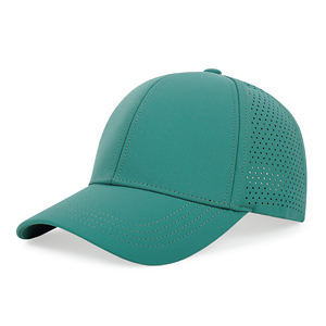 Casquette de baseball personnalisable respirante à 6 panneaux 100 % coton, ajustable, pour adulte, sportive, séchage rapide, protection solaire avec votre logo - Product Image 6