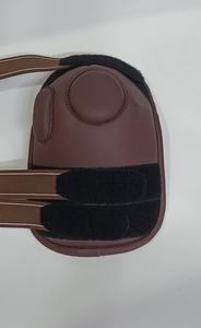 Botas de cuero premium para caballo, protectores de rodilla ecuestres, ajustables, a prueba de golpes, vendas para patas de caballo, soporte para entrenamiento. - Product Image 4
