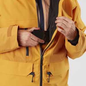 Arrmada Custom Men <b>Yellow</b> Waterproof <b>Ski</b> <b>Jacket</b> Arrmada Hooded Winter Thermal Snowboard Coat Outdoor Sports - Product Image 3