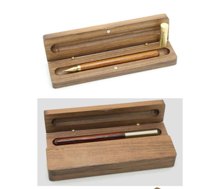 Business Gifts Wood Pen Platter For Office Organizer Stationery Christmas Luxury Gift Boxes for School Office <b>Table</b> Pen Box - Product Image 5