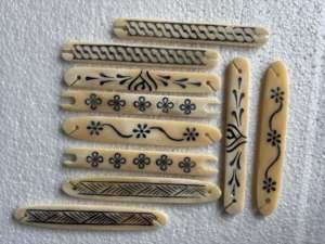 Découseur en bois écologique fait main pour le tricot, accessoires traditionnels pour métier à tisser, la fabrication de dentelle, la dentelle française et les fournitures d'artisanat - Product Image 5