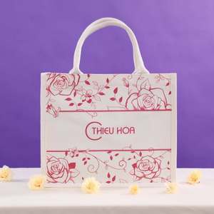 Bolsa de Yute Ecológica Personalizada con Logotipo al por Mayor para Regalos Promocionales de Bodas en la Playa - Product Image 1
