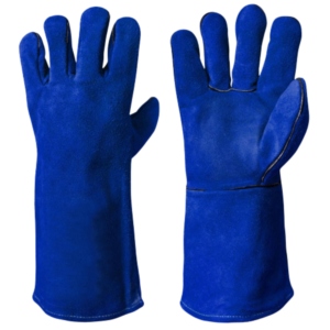 Gants de soudage en cuir de vachette de haute qualité, durables, réfléchissants, pour une utilisation industrielle et une protection personnelle. - Product Image 4