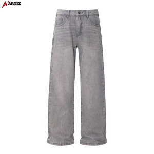 Salopettes en jean pour hommes sur mesure, coupe classique, 100 % coton, respirantes, broderie et impression, qualité supérieure, vente en gros - Product Image 1