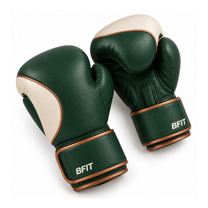 Gants de boxe professionnels en cuir avec fermeture auto-agrippante, design personnalisé, pour adultes, entraînement de kickboxing et de Muay Thai, vêtements de sport Bfit - Product Image 6