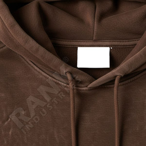Style unique, léger, coupe confortable, basiques, mélange de coton, prix abordable, nouveau design, prix raisonnable, sweats à capuche pour hommes, effet délavé - Product Image 5