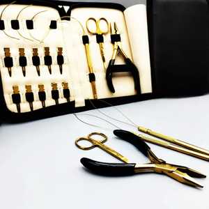 Kit de Herramientas Profesional con Pinzas de Metal para Micro Anillos para Extensiones de Cabello Nano - Product Image 5