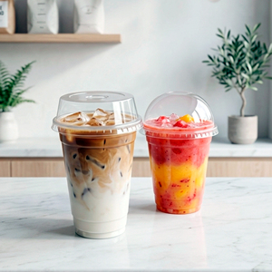 <b>Plastic</b> <b>Cup</b> With Lids Bubble Tea Juice Smoothie Wholesale Factory PP/PET Disposable 16 24 oz Transparent <b>Plastic</b> <b>Cups</b> - Product Image 4