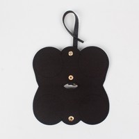 Étui à lunettes souple en cuir PU marron JOY avec sangle et ferrures dorées pour le rangement des lunettes de soleil, personnalisable, gravure sur mesure M40032