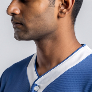 Camiseta de Béisbol Personalizada para Hombre, con Botones, al por Mayor, Camisetas de Béisbol de Alta Calidad para Hombre, Cuello en V - Product Image 5