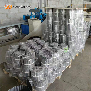 8"*10' Silver Corrugated Cold Rolled Sheet Steel Garden Edging Heavy-Duty Border for Lawn Flower Bed Yard - Product Image 3