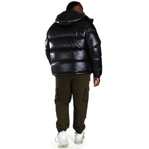 Fashion Streetwear Outdoor Trap Star Winter Custom Logo High Quality Stand Collar Front Logo <b>Canvas</b> Windproof Puffer <b>Jacket</b> <b>Men</b> - Product Image 2