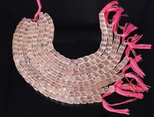 Cuentas de Calcedonia Rosa AAA, Facetadas en Forma de Cubo, 6-7MM, Calcedonia en Caja 3D, Cuentas Cuadradas, Calcedonia Rosa Natural Suelta - Product Image 2