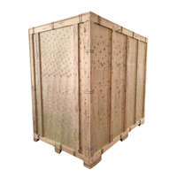 Vente en gros de grandes caisses de stockage en bois OEM/ODM coffre-fort de caisse en bois pour le stockage de cargaison de l'usine du Vietnam