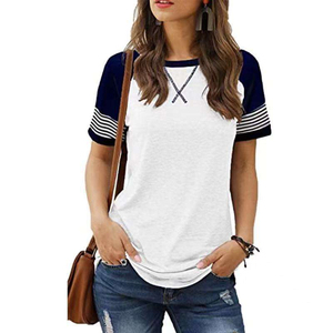 Camiseta Casual de Moda para Mujer, Personalizada, de Manga Corta, 100% Algodón, 260 Gramos, con Estampado Vintage de Estrella Infernal, Mismo Estilo de Punto - Product Image 3