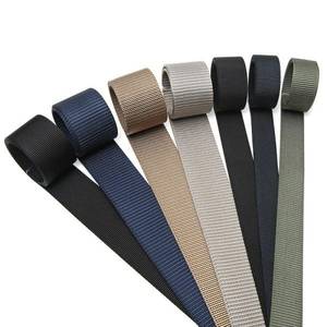 Custom Polyester <b>Webbing</b> <b>Strap</b> Tape Flat Woven Suspension <b>Strap</b> for Bag Belt Promotional Use - Product Image 1