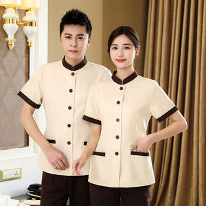 Veste de chef pour femme de haute qualité, boutonnée, en coton, uniforme de cuisine pour restaurant, hôtel, personnel exécutif - Product Image 6