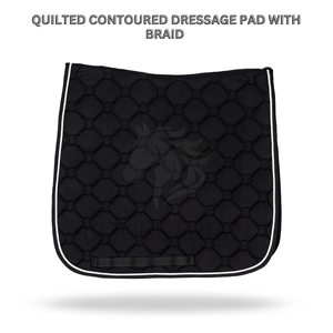 Almohadilla de Montar Ajustada y Acolchada con Trenzas para Silla de Montar, Equipo Ecuestre - Product Image 2