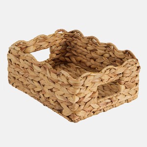 Skillful Water Hyacinth Storage <b>Basket</b> Set Woven Pantry Organizer <b>Basket</b> Decorative Storage Bin Ideal For Kitchen <b>Shelf</b> Use - Product Image 3
