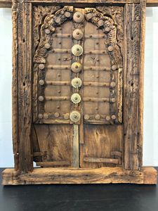 Ventana de Madera Tallada a Mano, Estilo Moderno y Vintage, Decoración Versátil para Sala de Estar, Dormitorio, Comedor, Oficina en Casa, Baño y Exteriores - Product Image 5