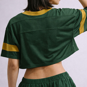 Maillot de football américain personnalisé professionnel en gros, maillot de basketball sublimé, haut court respirant, design de maillot d'été - Product Image 2