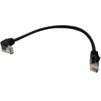 Câble Ethernet RJ45 à angle droit en gros pour économiser de l'espace, idéal pour les réseaux et les routeurs LAN, faisceau de câbles personnalisé