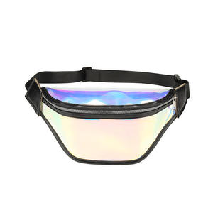 Sac de taille matelassé orange unisexe avec fermeture à glissière pour un usage quotidien - Product Image 2