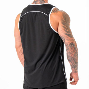 Camiseta Deportiva Personalizable para Baloncesto, Camiseta sin Mangas de Algodón para Hombre, Ropa Deportiva para Fisicoculturismo - Product Image 3