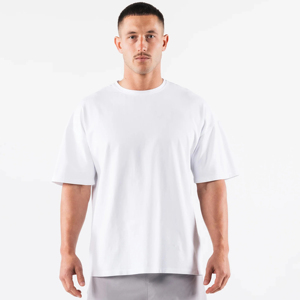 T-shirt Oversize Homme 100% Coton Lavage Vintage Grande Taille Personnalisable avec Votre Logo T-shirt Vierge Délavé à l'Acide - Product Image 5