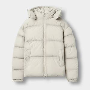 2026 New <b>Men</b> Winter Hooded Puffer <b>Jacket</b> White Premium Quality Custom Logo - Product Image 1
